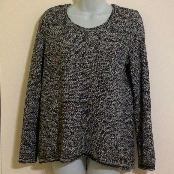 AB Studio Sweater Crochet Sweater - Picture 1 of 4